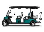 Electric Golf Cart Offering Expansive 4+2 Seating Capacity In A Radiant Emerald