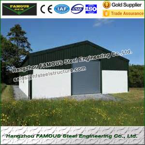 China Prefabricated Industrial Steel Buildings Steel Sheds And Steel Garage wholesale