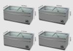 Supermarket Commercial Combined Island Meat Frozen food display Freezer with top