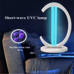 Indoor Decoration Plastic Glass White LED Table Lamp Removal Mite