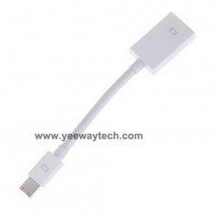China Mini DisplayPort DP Male to HDMI Female Adapter Cable - White (15CM) wholesale