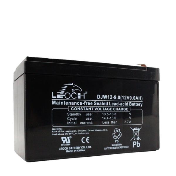 Sturdy ABS Container Leoch Battery DJW12-9.0 12V9Ah for UPS Machine Room Power