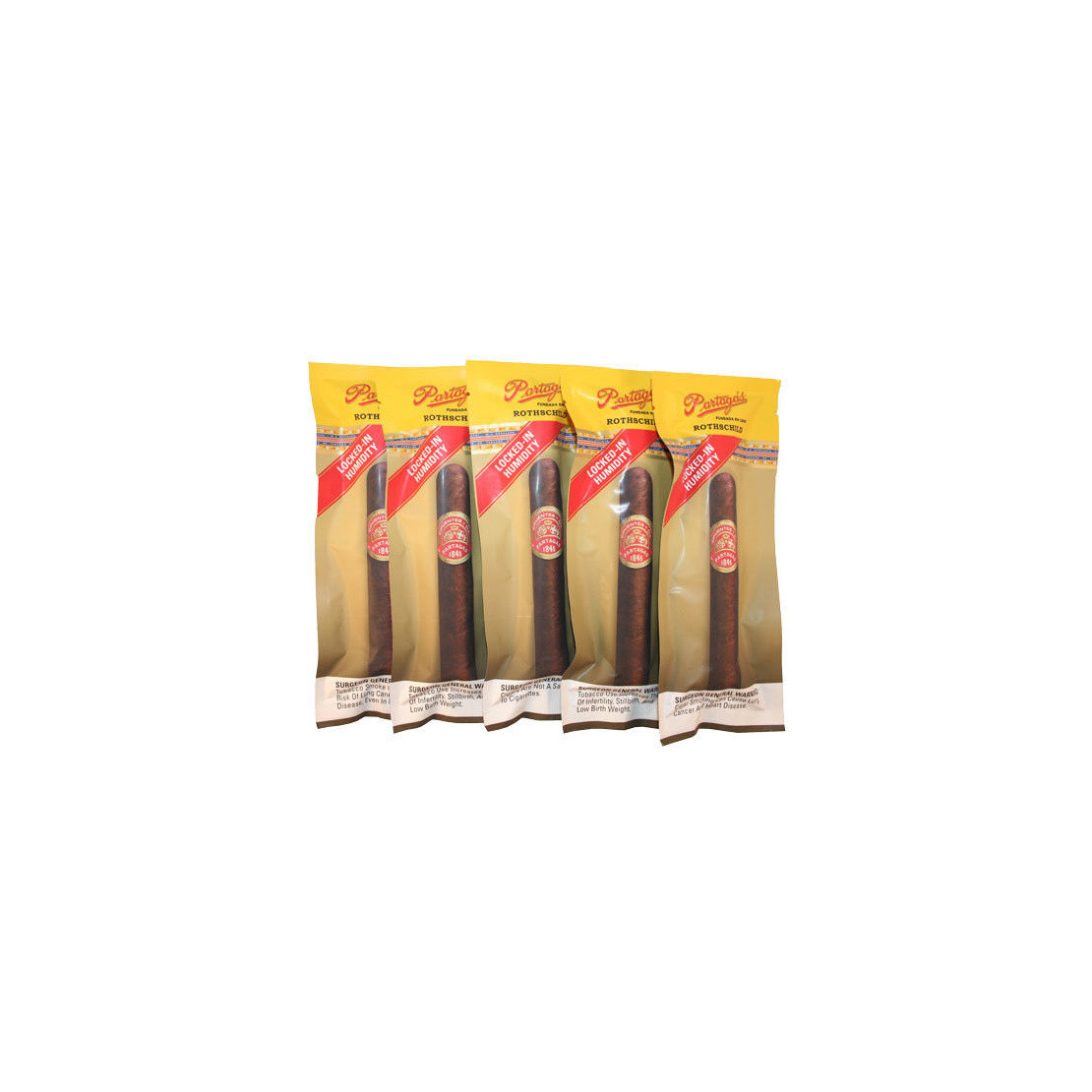 ROHS Blunt Wrap Cigar Humidor Bag Packs Mylar Foil Lined Single Cigar Packaging