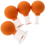 Chinese medicine massage tool 4 PCS cellulite cups Silicone Cupping cup Vacuum