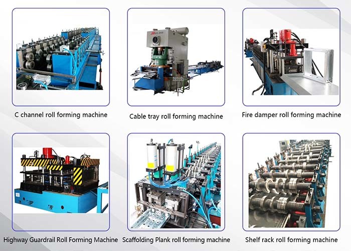 Galvanized Sheet Automatic Cable Tray Roll Forming Machine 100 - 600 mm Width