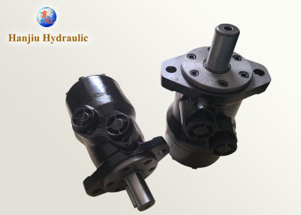 2 Flange Low Speed High Torque Hydraulic Motor 25mm Shaft Size For Construction