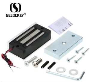 China Magnetic Induction 60KG DC 12V Frameless Glass Door Locks wholesale