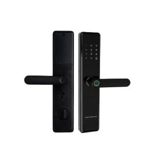 China Fingerprint Tuya Smart Door Lock Remote Control Unlock Touch With Voice Prompts on sale