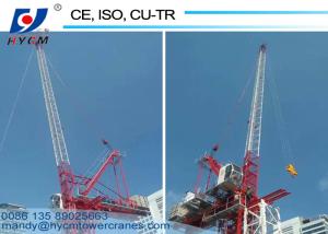China 6ton 25m jib QTD2520 Luffing Overhead Tower Crane wholesale