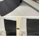 Textile Pleat Paper Fabric 40gsm Curtain Shade Computer Controlled Garment