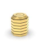 Die Casting Cylindrical Zinc Alloy Perfume Bottle Cover