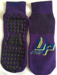 Quick Dry Cotton Trampoline Socks Open Jump Grip Non Slip Trampoline Socks for