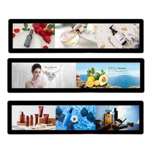 China Ultra Wide Stretched Bar LCD Display Supermarket Shelf Edge HD Advertising Player wholesale