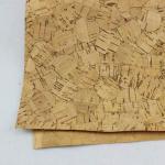 0.8mm Durable Nature Cork Fabric/Leather for Wall Decoration, Phone Cover and
