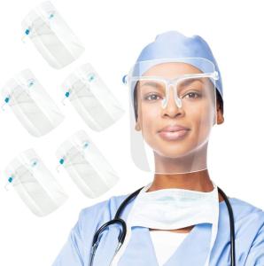 China Collapsible Kitchen Plastic FDA Disposable Protective Face Shield wholesale