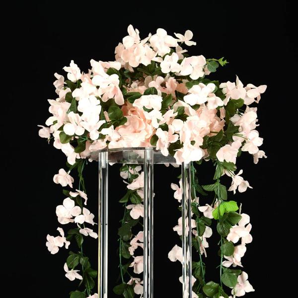 Custom Perspex Acrylic Flower Pedestal Stand Display 80cm