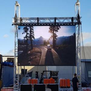 China 128x256dots Outdoor Rental LED Screen , P4.8 Hanging LED Display wholesale