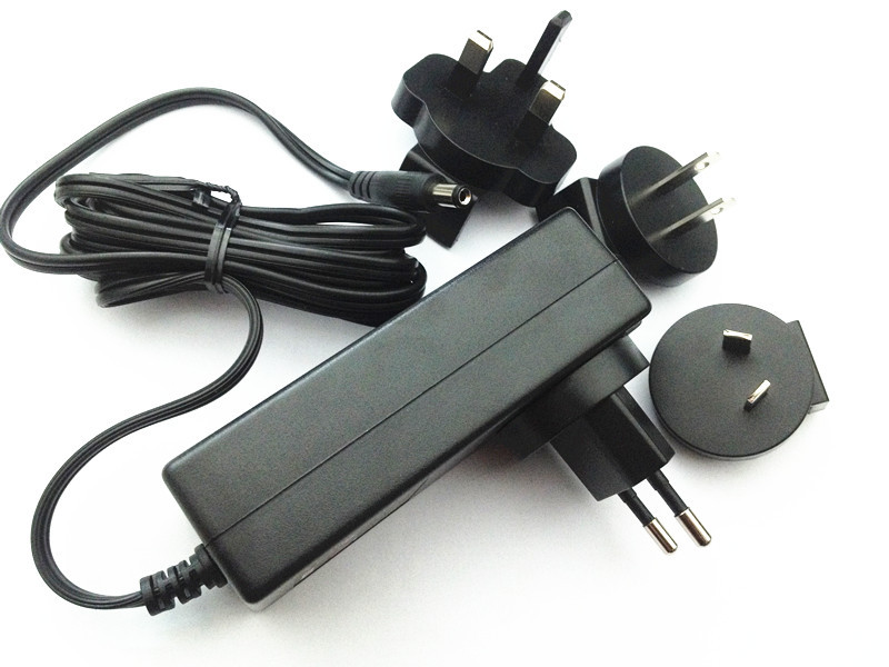 white color 12v 1A dc power adapter UL FCC PSE GS CE RCM BS1363 certification internationa