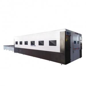 China CNC Fiber Laser Cutting Machine For Steel Metal Key Aluminum Fencing Panel Wall on sale