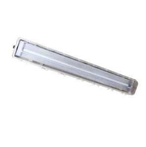 China 100lm/w Luminous Efficiency Explosion Resistant Fluorescent Light Fixture 2*18w/2*36w For Hazardous Environments wholesale