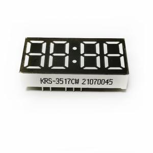 China White Color 7 Segment 4 Digit Display LED Clock Displays Low Power wholesale