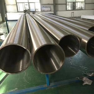 China OD108mm OD114mm Big Diameter Titanium Round Tubes Seamless ASTM B861 for Seawater Pipelines wholesale
