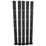 2 Meters Pleated Filter Bags , BHA Cement Anti Static Industrial Filter Bags