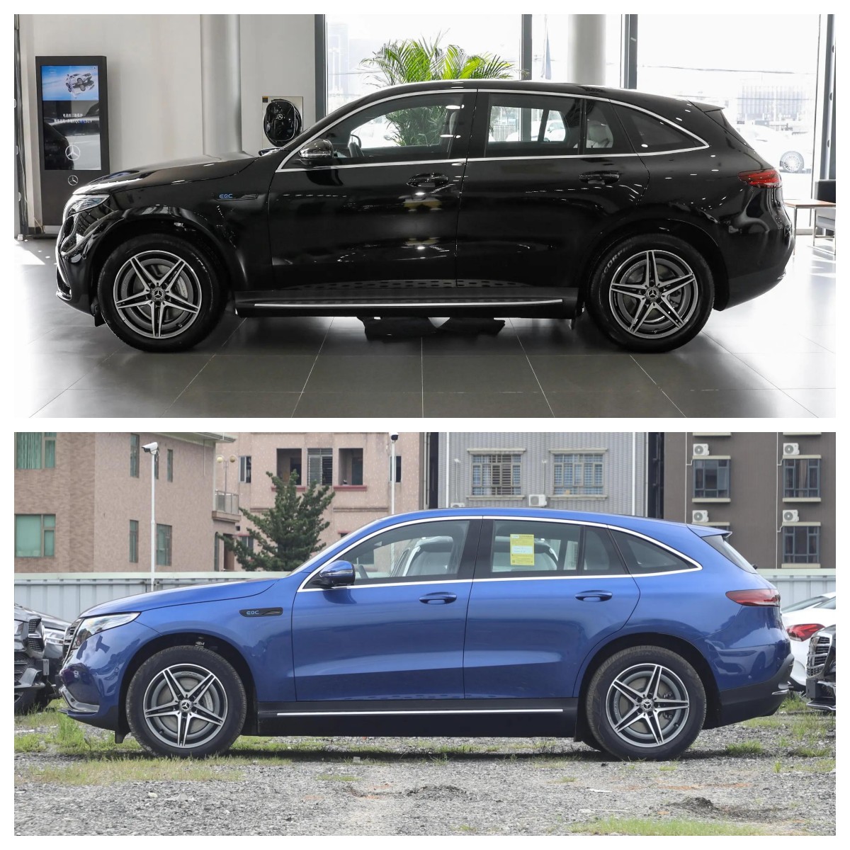 Energy Vehicle Mercedes EQC with Slow Charge 12-Hour Battery and Exquisite Workmanship