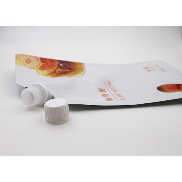 Matte Surface Stand Up Pouch With Customize Spout Caps For Facial Mask Pack