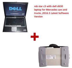 China Multi Language 2016.12 MB Star C3 Mercedes Diagnostic Tool with Dell D630 Laptop Works with Cars & Trucks wholesale