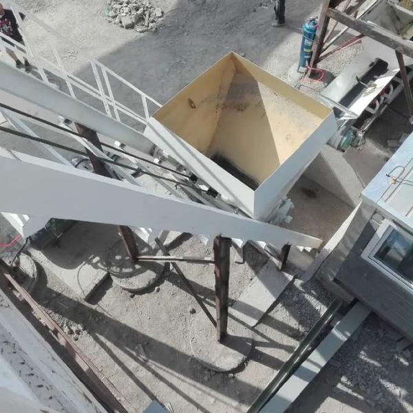 Low Energy Consumption HL180 Tower Batching Plant