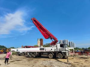 China 56m Used Concrete Pump from German Made Original Putzmeister for High Productivity wholesale