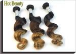 No Dye Ends 5A Grade Peruvian Virgin Hair Weft 3 Tone Loose Wave 12"-28"