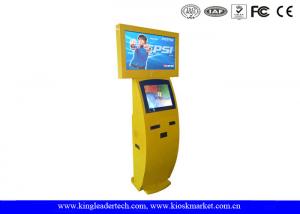 China Built-in Hi-fi Amplified Speakers Touch Screen Kiosk With Stylish And ADA Compliant Design on sale