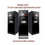 Self Service Bean To Cup Cappuccino Vending Machine For Subway Station