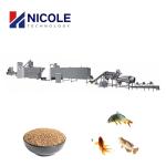 Stainless Steel Dry Floating Fish Feed Production Line Siemens Motor