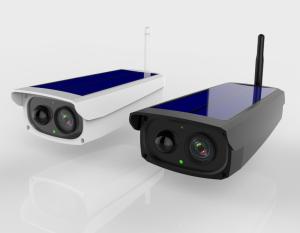 China Solar Battery Powered Wireless Home Security Cameras , Wireless Ip Camera IR PIR IP66 wholesale