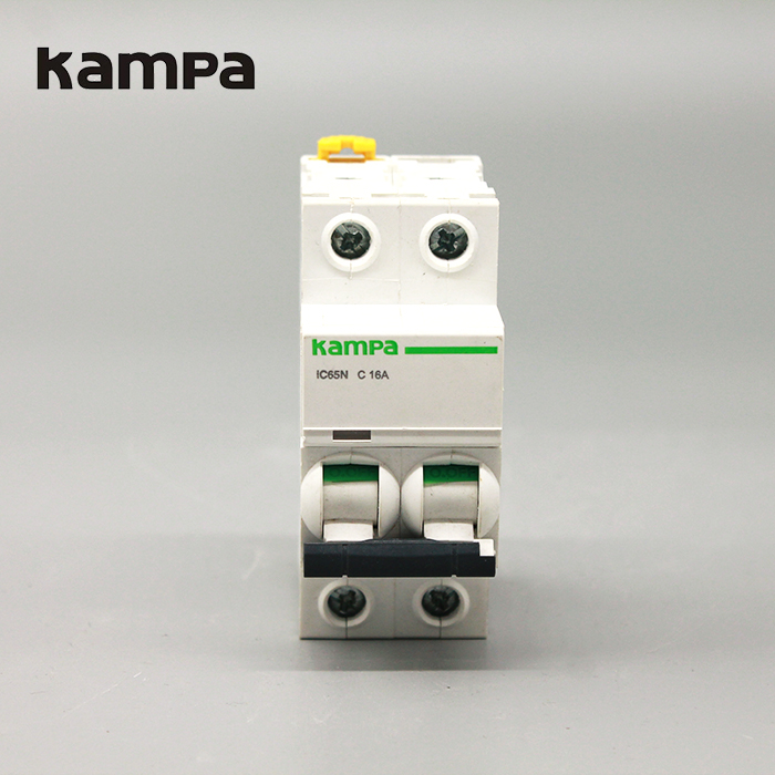 2P 63Amp Magnetic miniature circuit breaker C63 mcb manufacture