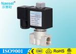 Flow Control Stainless Steel Solenoid Valve 16 Bar 232 Psi Pressure 3 / 8 NPT