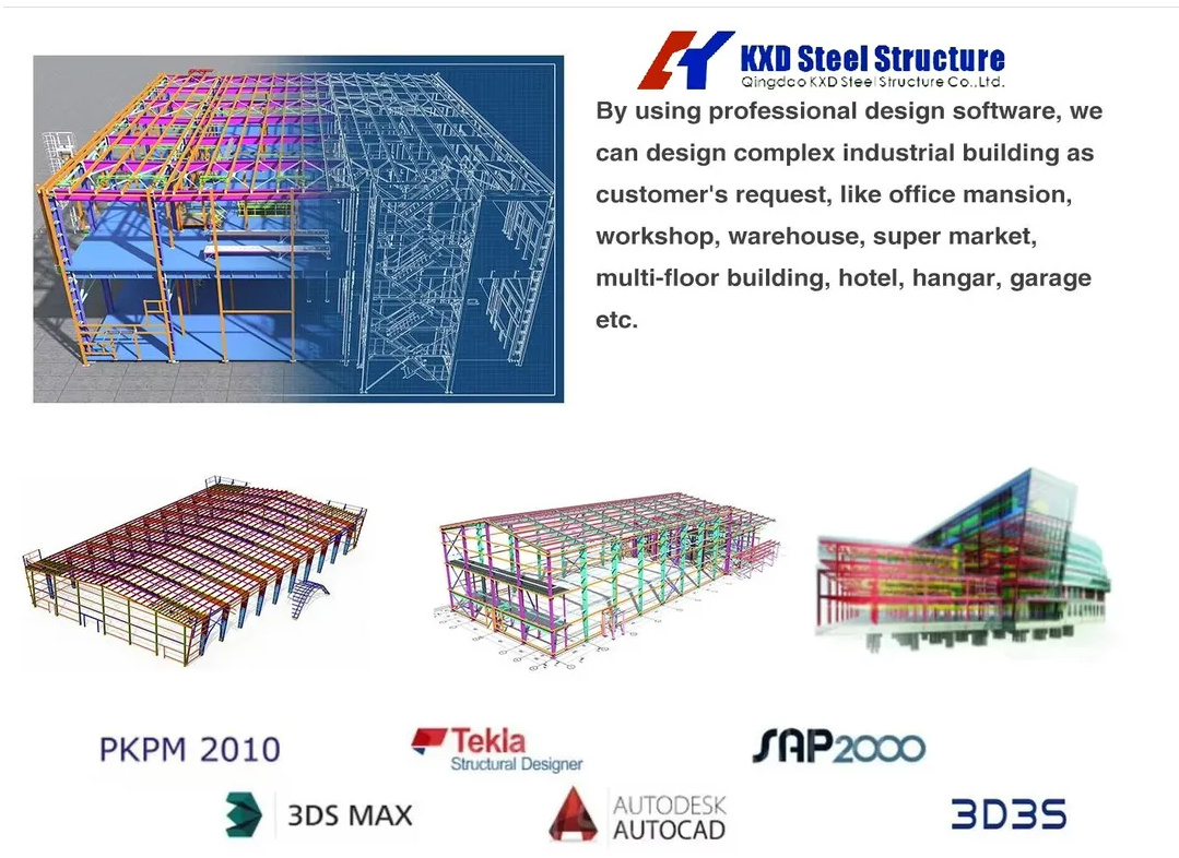 Prefabricated Steel Structure Workshop with 50 Years Lifetime Corrosion Resistance and Customizable Design