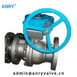 A105+ENP Trunnion Mounted Ball Valve Forged Steel A105 Body High Pressure