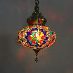 Turkish Lamp Colorful Glass Pendent Light E14 Warm White Bedroom Bar Corridor