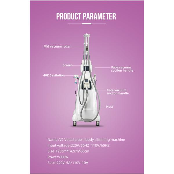 Slimming Non Invasive Liposuction Machine Vacuum RF Roll Cellulite Removal Machine