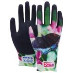 POPALM Outdoor Garden Gloves Digital Animal Print Latex Coated Breathable