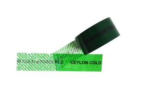 China Eco Friendly Tamper Seal Tape Digital Serial Numbering 150mm Perforation wholesale