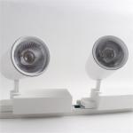 Surface Mount Magnetic Track Light 40W RGBW Black/White Aluminum Body