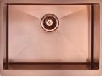 R10 / R15 PVD Rose Gold Apron Single Stainless Steel Sinks Undermount Installati