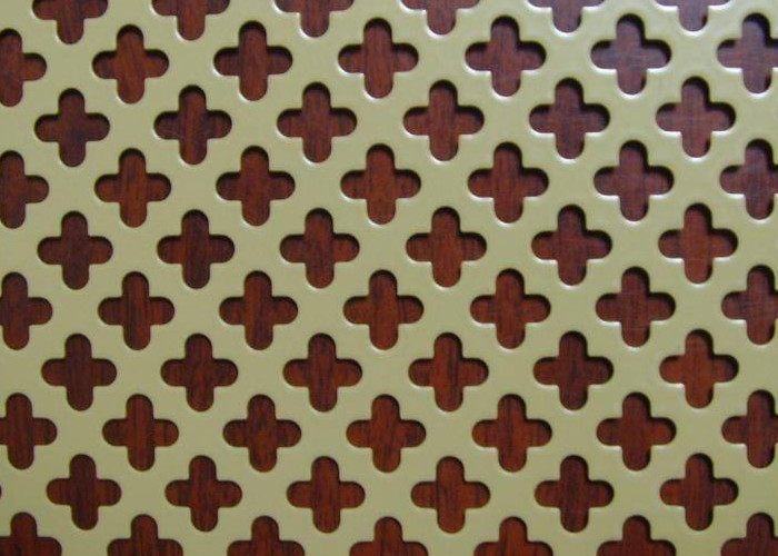 316 Stainless Steel Perforated Metal Sheet , W2m Punched Stainless Steel Sheet