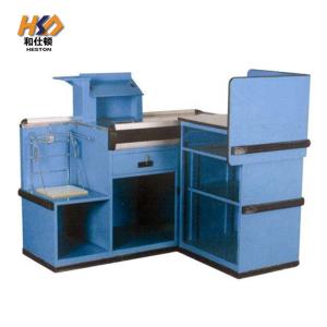 China 1200MM Aluminum Alloy Supermarket Checkout Counter With Conveyor Belt ISO9001 wholesale
