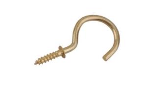 China Indoor Outdoor Metal Screw Hooks High Corrosion Resistance Easy To Fit wholesale
